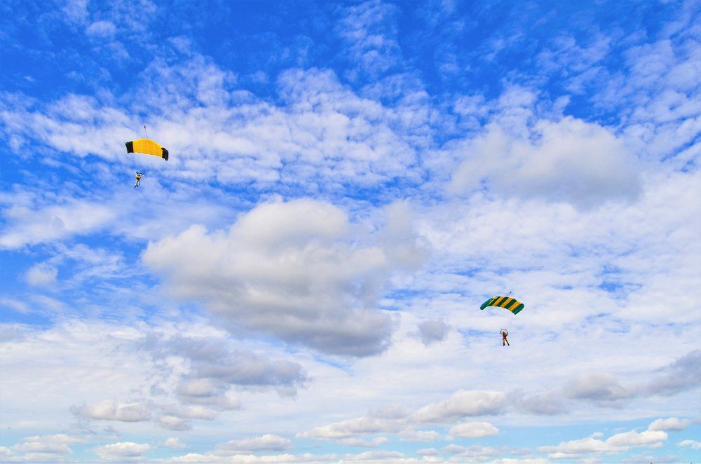 Приземление.