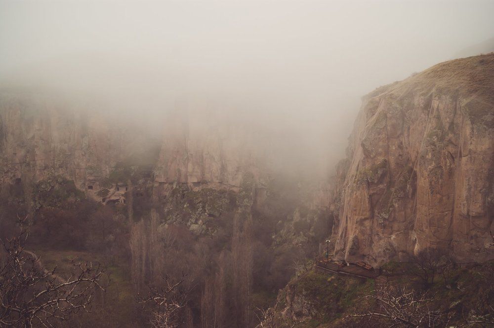 Туман в Каппадокии