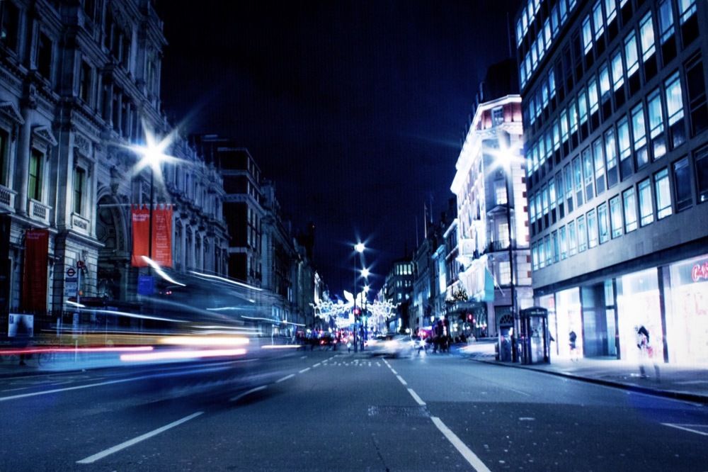 Night time in London