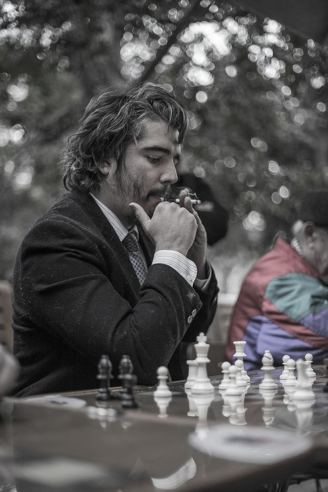 Ajedrez en Plaza de Armas