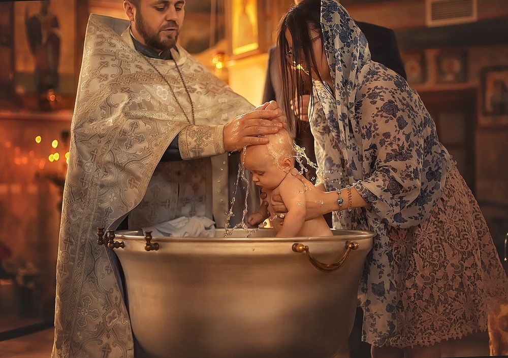 Окунание в крещении