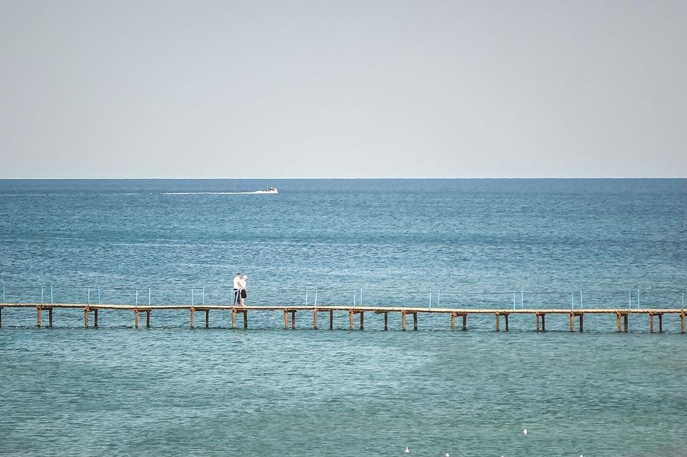 Морские просторы...