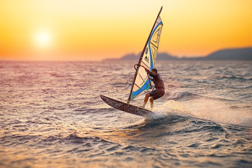 Закат в Лутраки