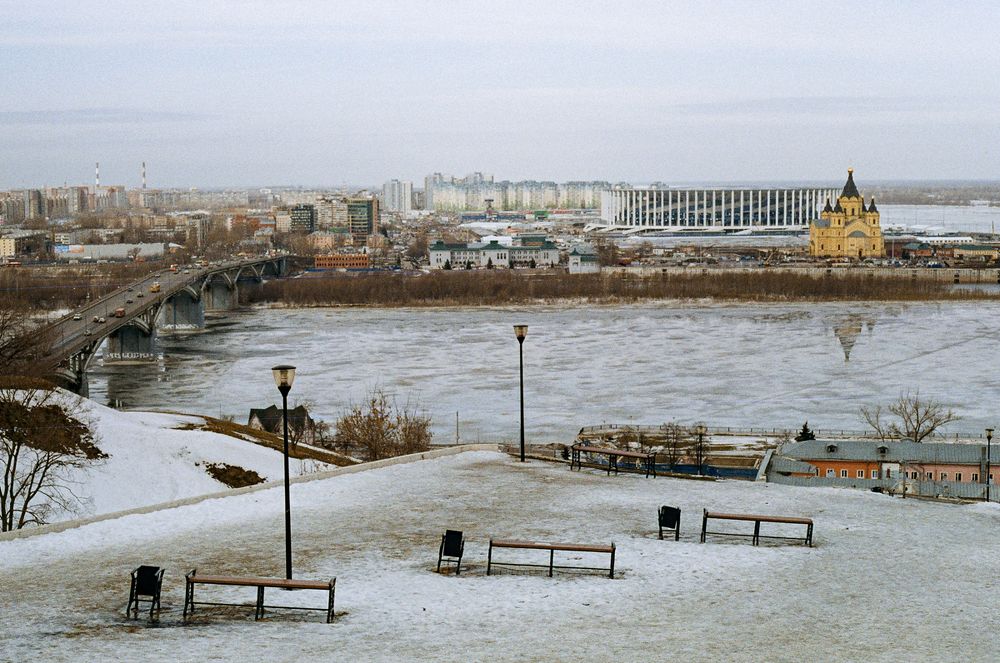 Вид Стрелки в Нижнем Новгороде