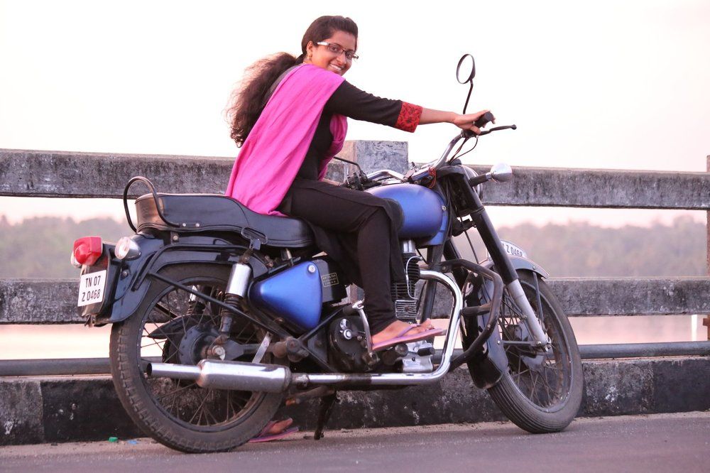 My Baby With Royal Enfield India 1990