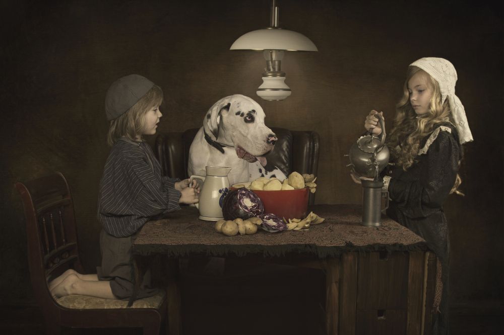 Dutch painting The Potato Eaters 2018