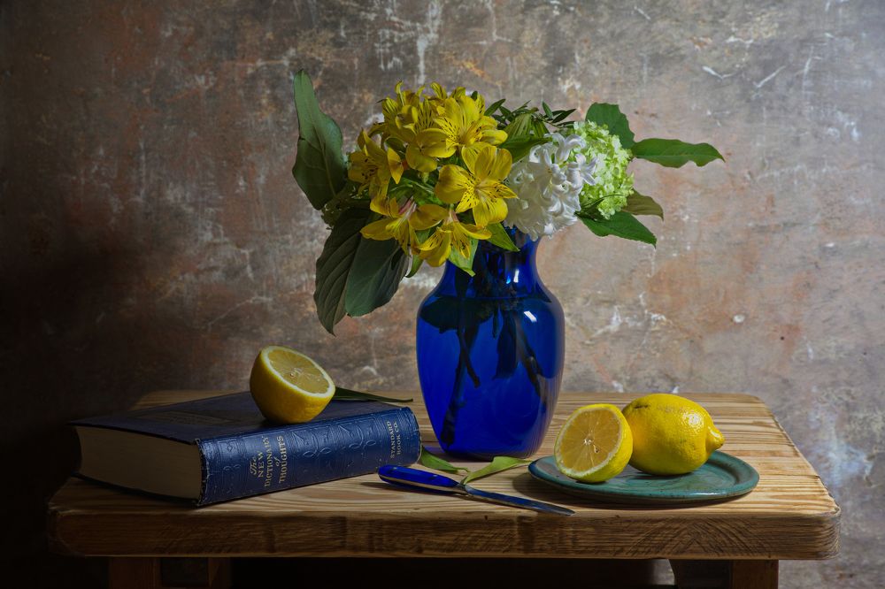 Still life with lemons