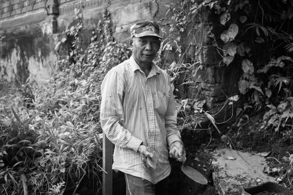 Balinese worker