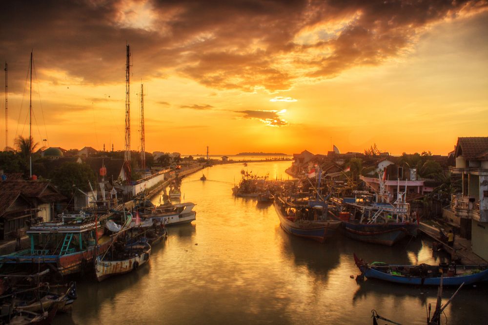 Sunset jembatan cinta