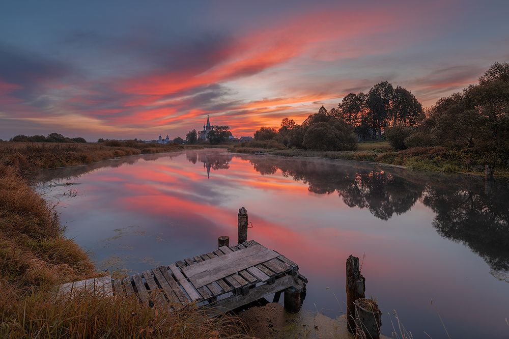 The dawns here are quiet