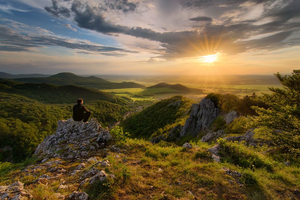 Sunset on Kršlenica