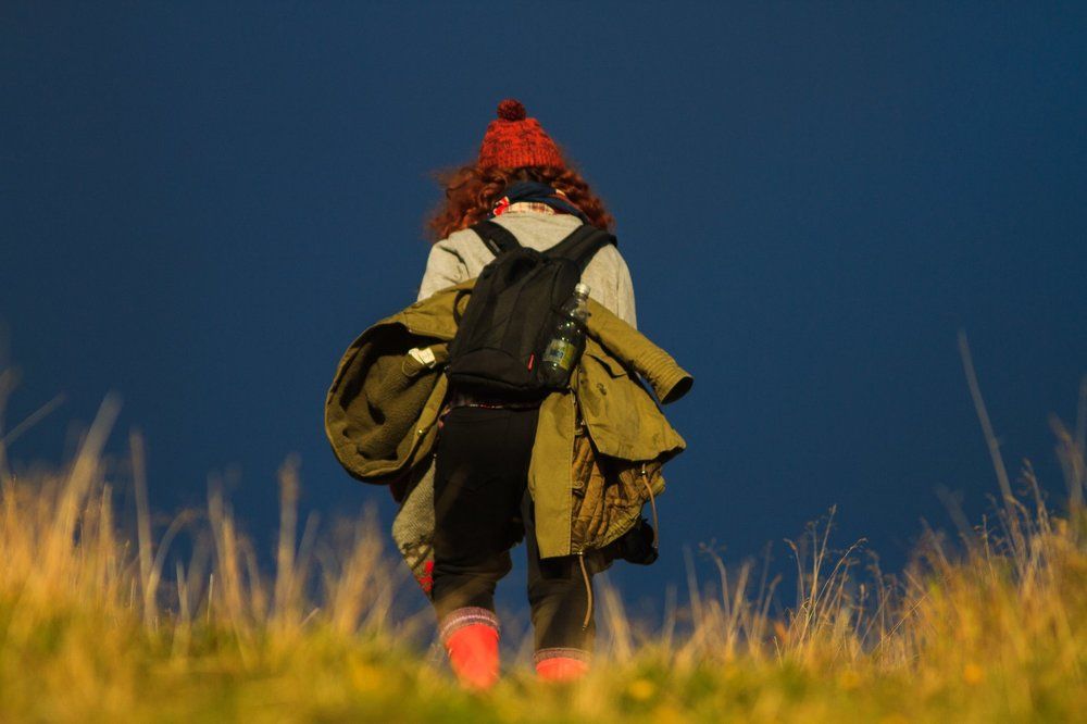 At the top of mountain