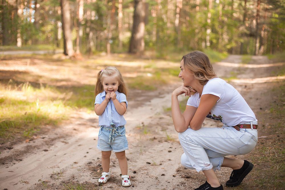 Маленькая дочка - большое мамино сердечко