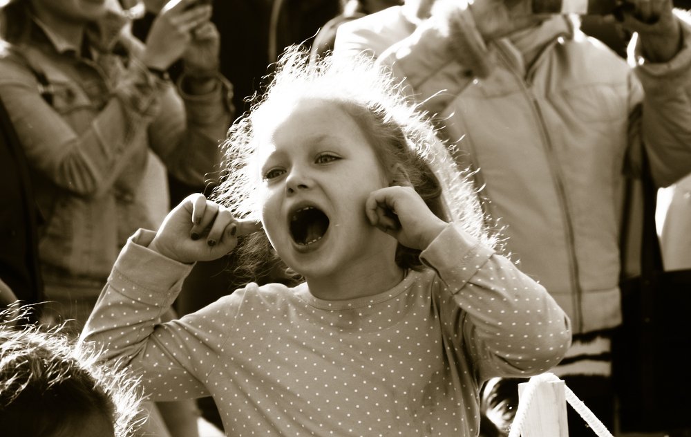 На празднике