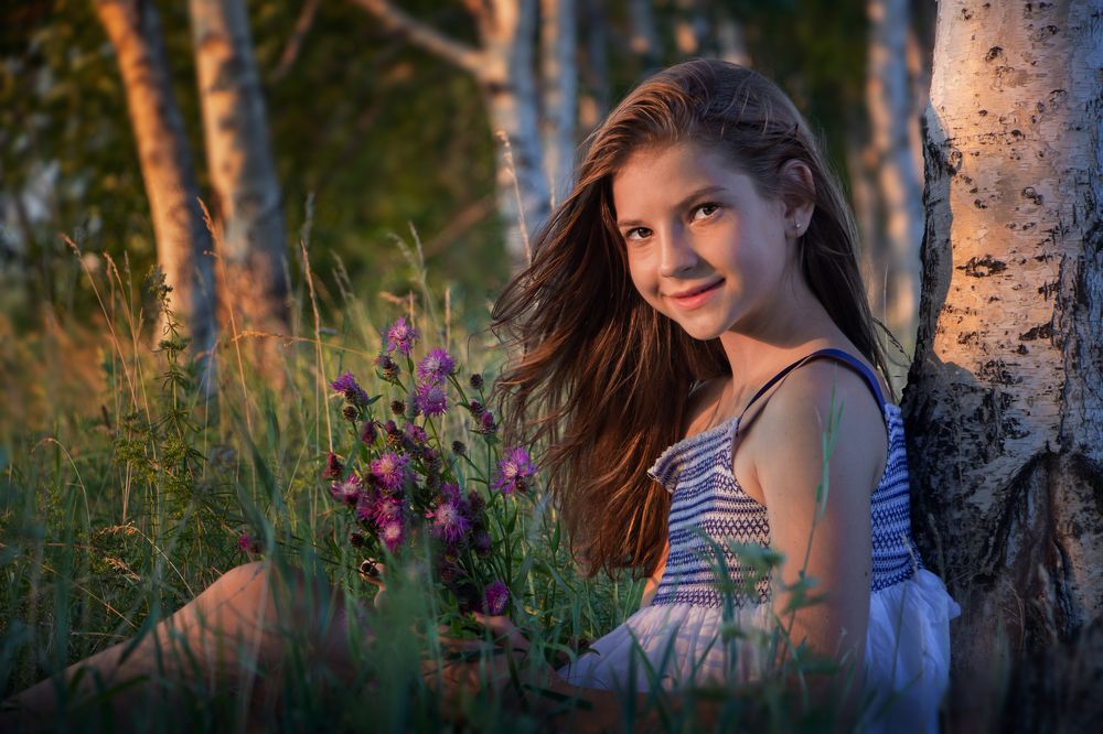 В лучах заката