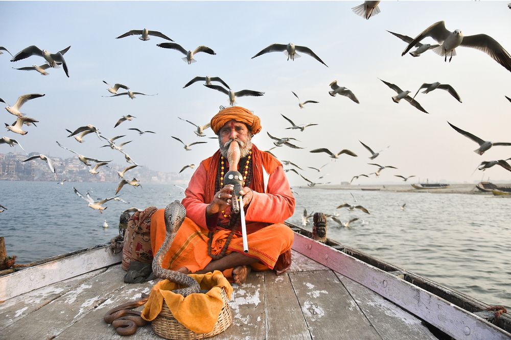 Morning bell of Varanasi