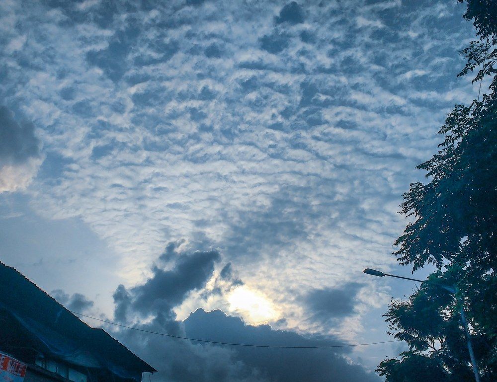 Patterned clouds