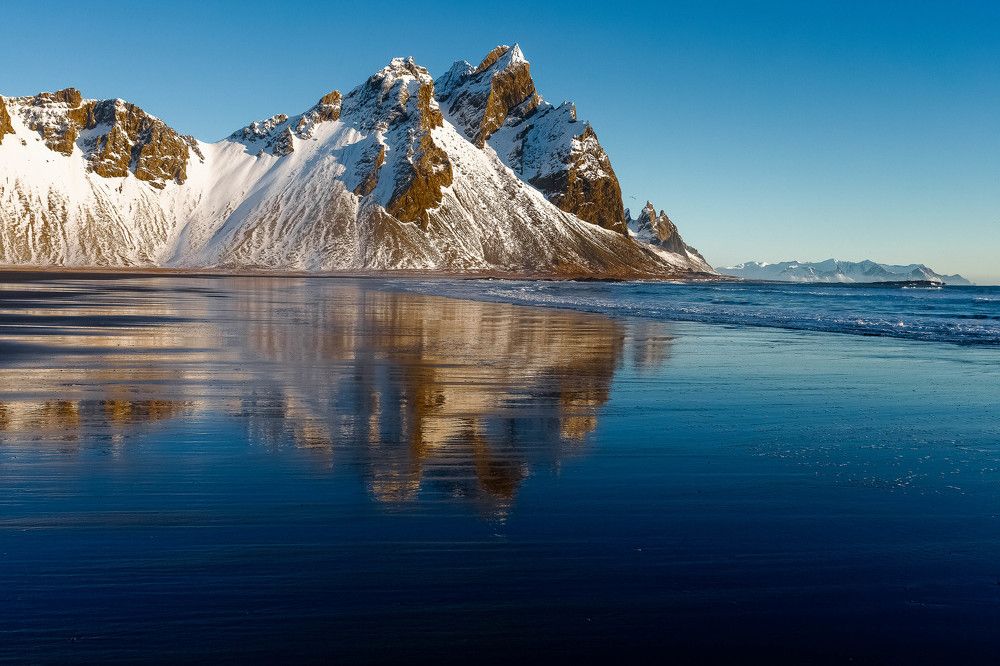 Stokksness, Iceland in winter