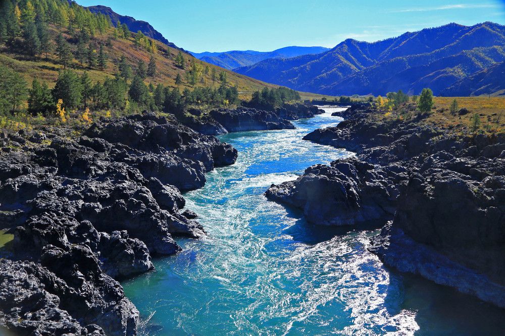 Катунь осенью..