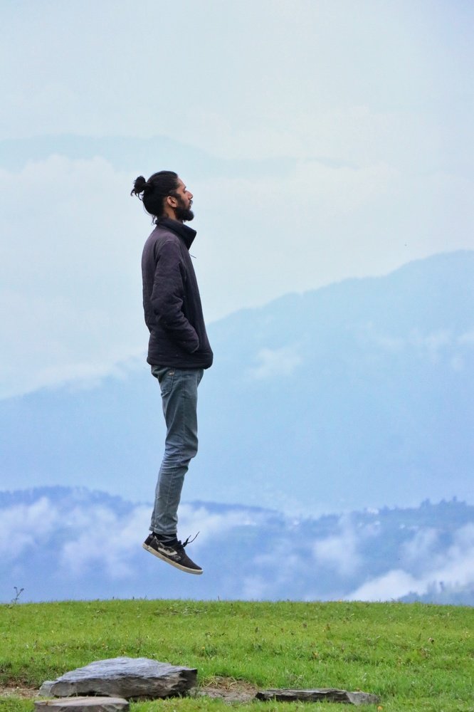 Fly high hills Mountains