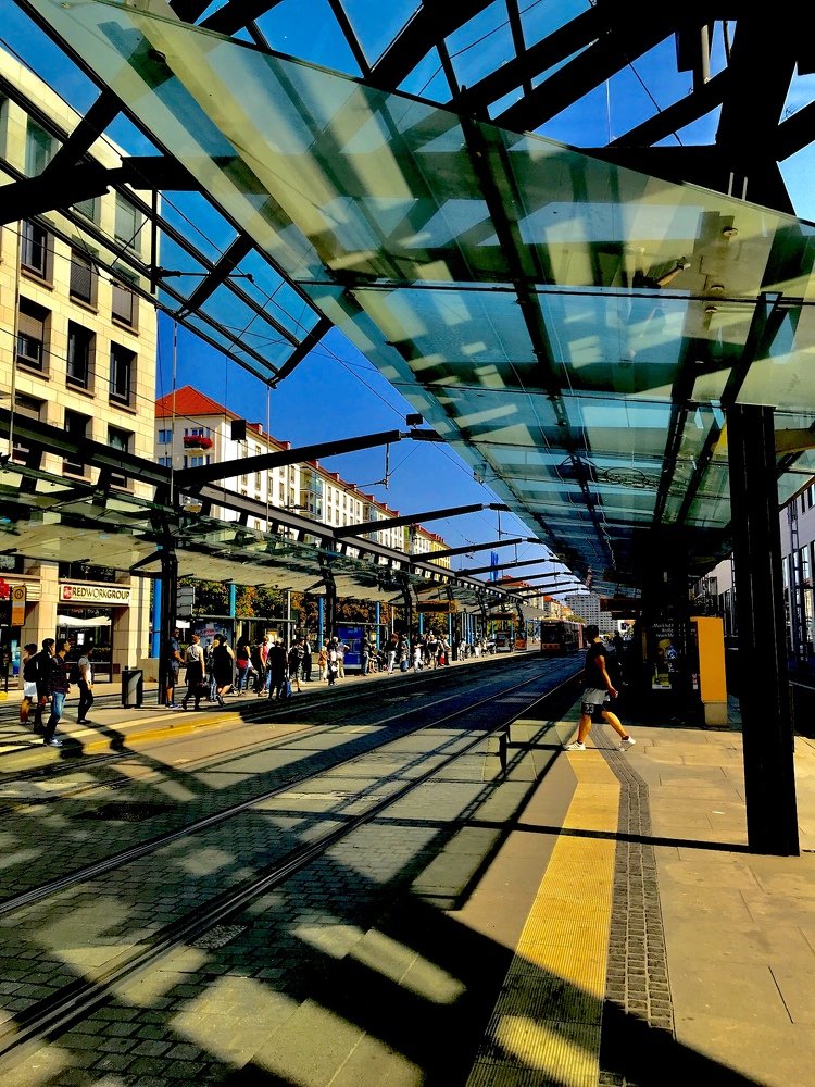 Прибытие трамвая