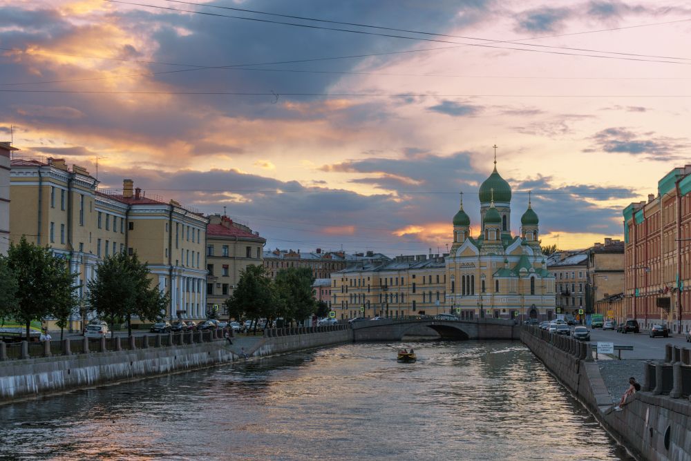 Акварельный закат