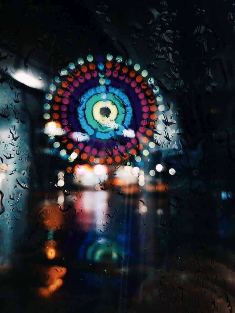 Огни колеса обозрения