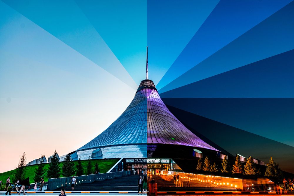 Градиентный закат