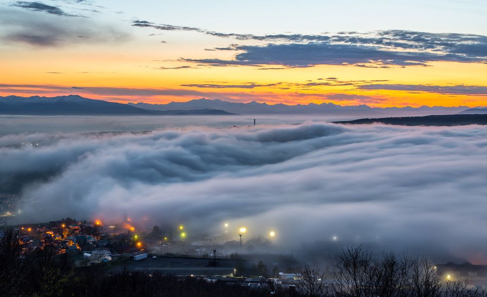 Петропавловск-Камчатский под одеялом.
