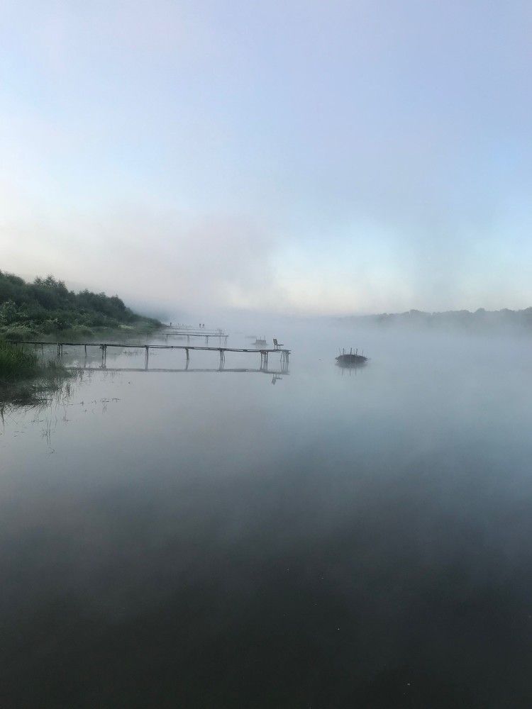 р.Ока, раннее утро.