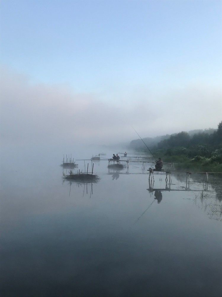 р.Ока, раннее утро.
