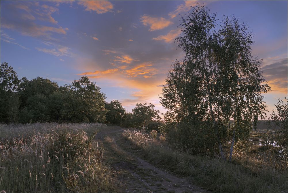 Вечер осенний .