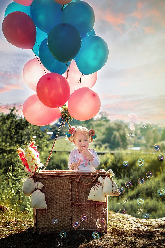 Я улетаю на большом воздушном шаре