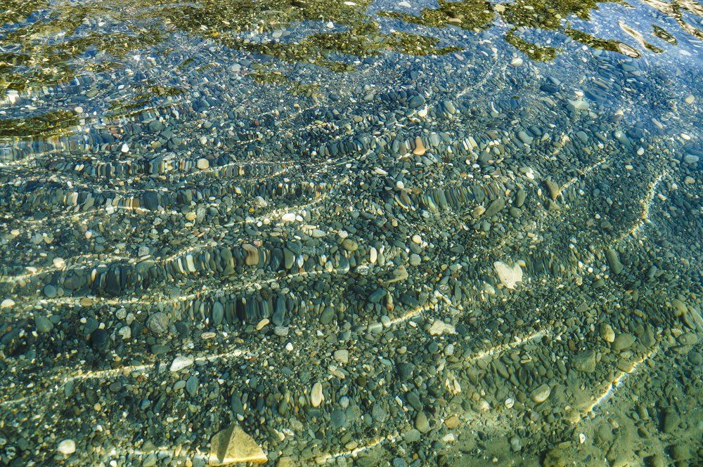 Прозрачность морской воды....