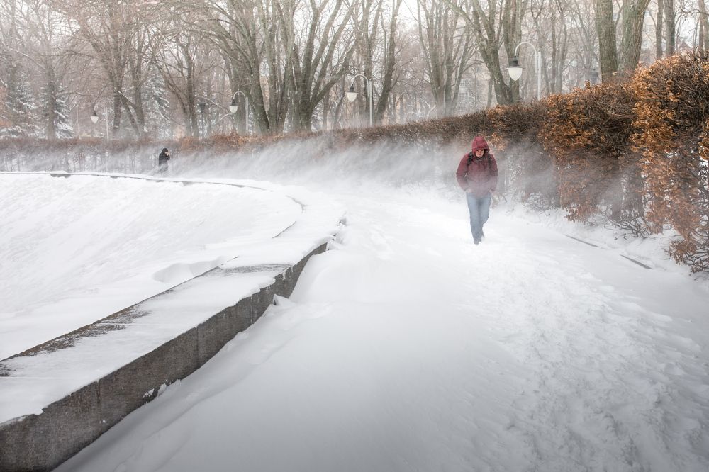 Past the middle of March in Kiev.
