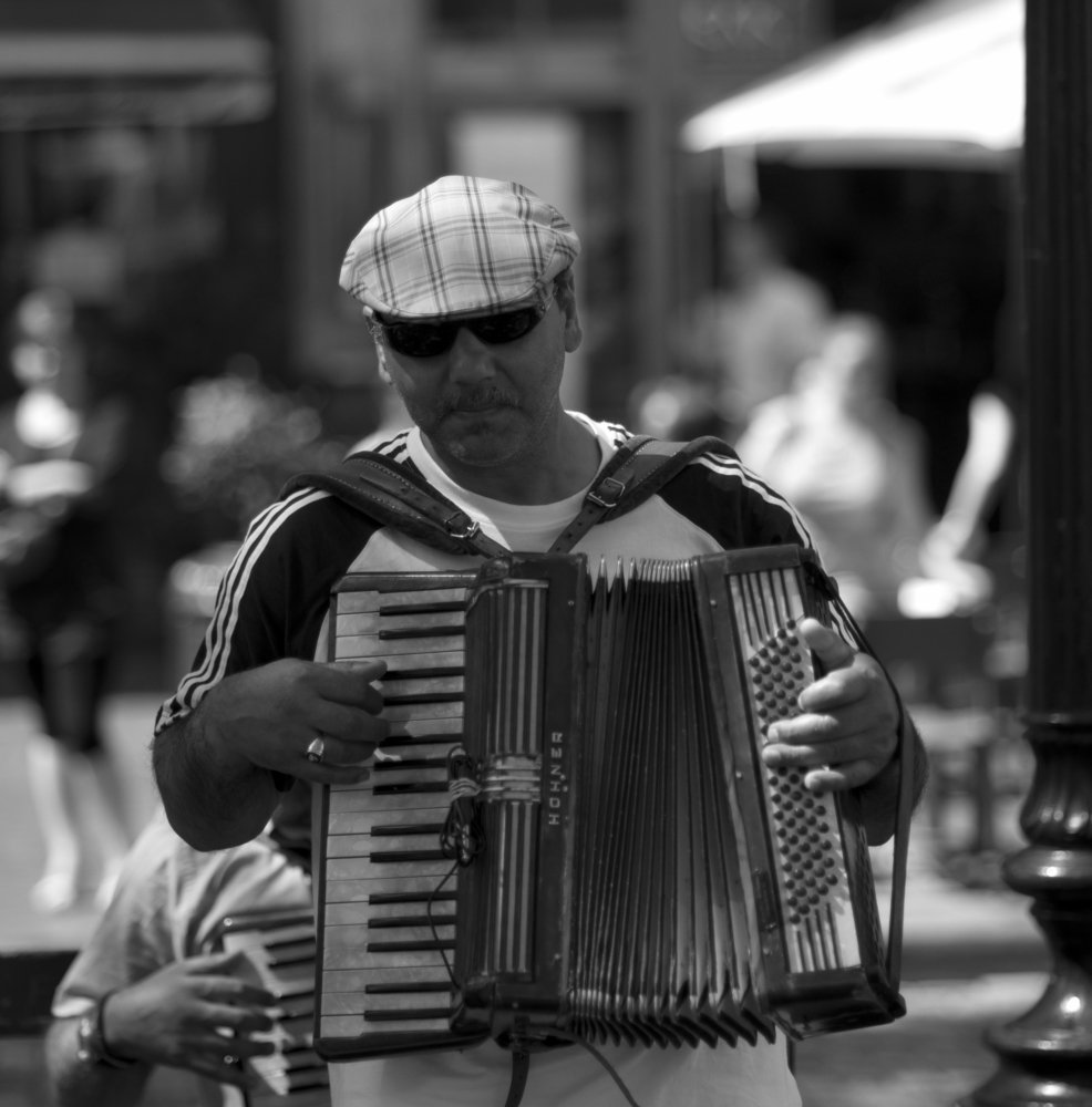 Уличный аккордионист