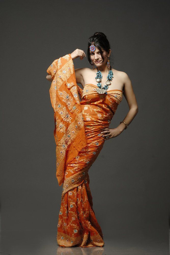 Indian Lady with Saree