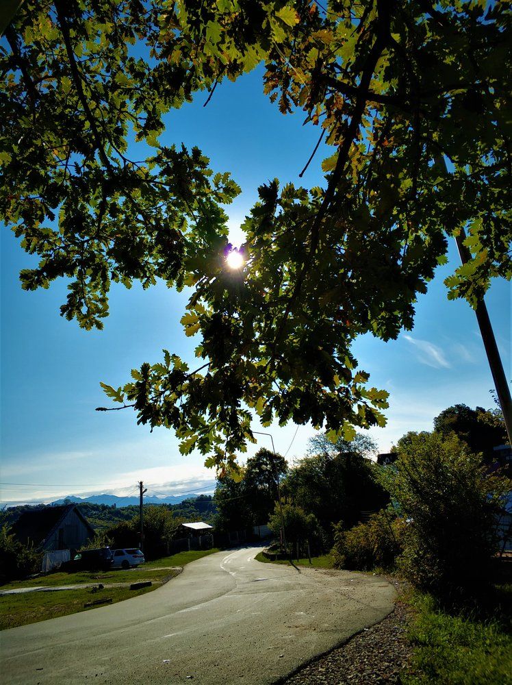 восход в горах