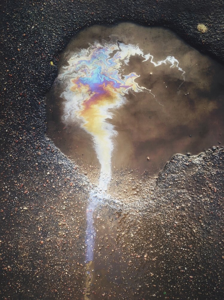 в бензине есть облака