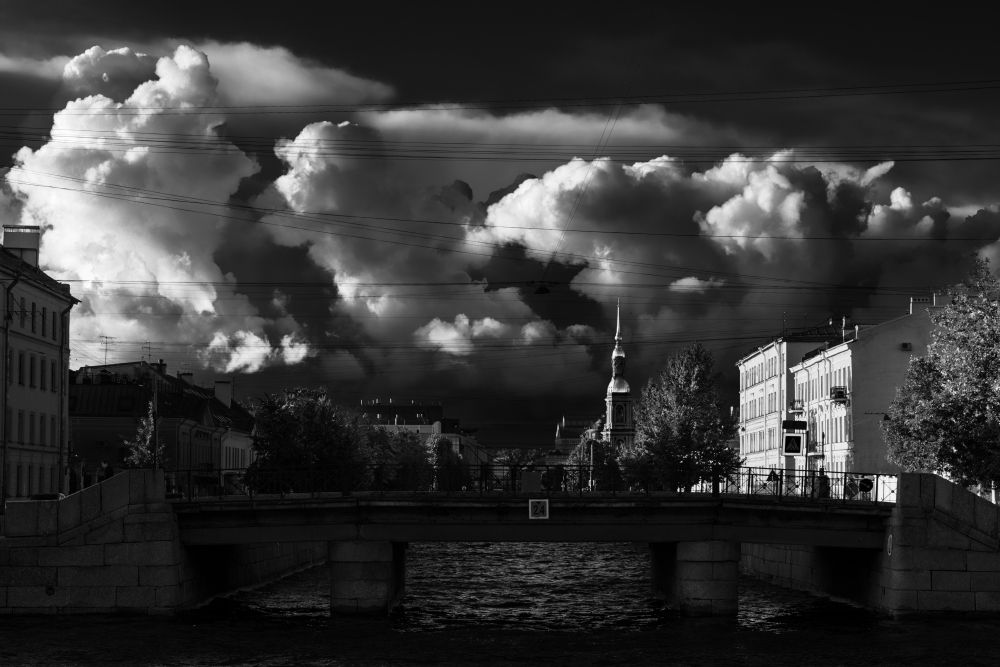 Осенним вечером на Крюковом канале