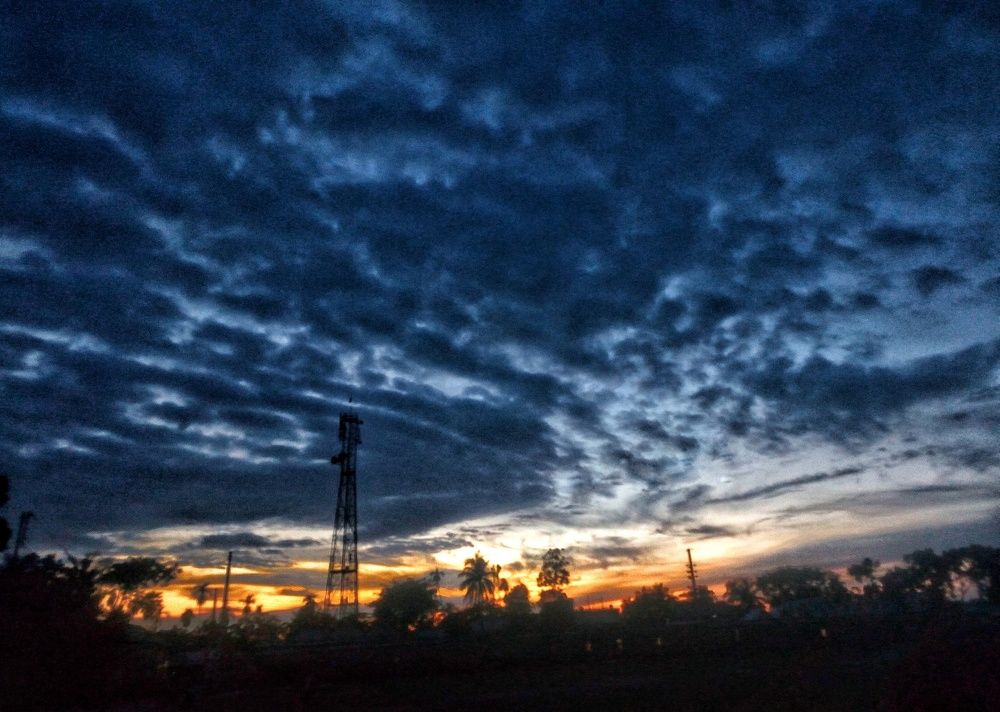 Fire in the sky