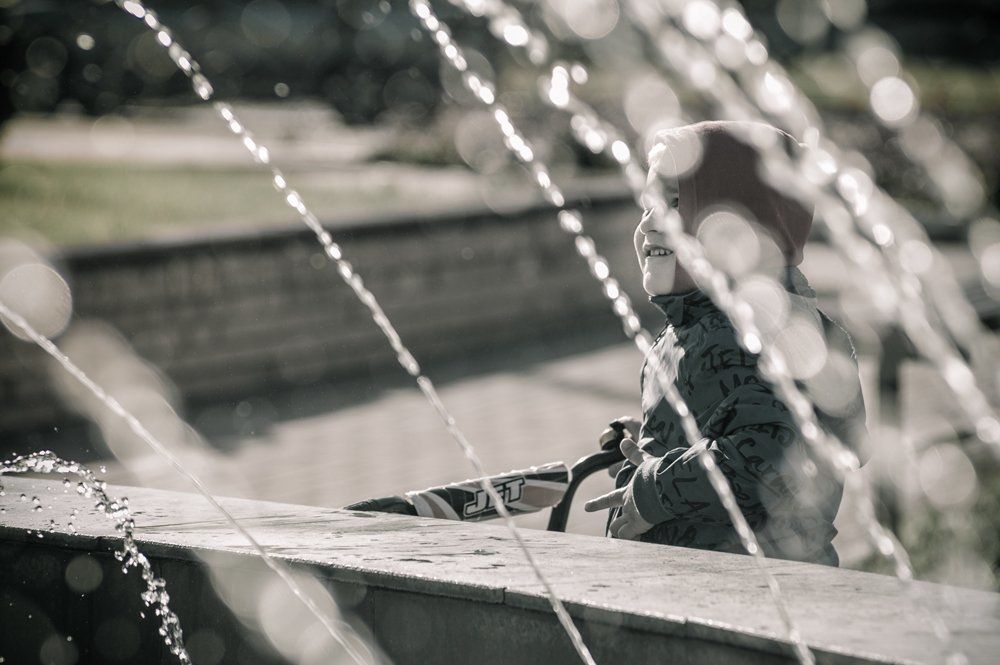 Детство в городе.