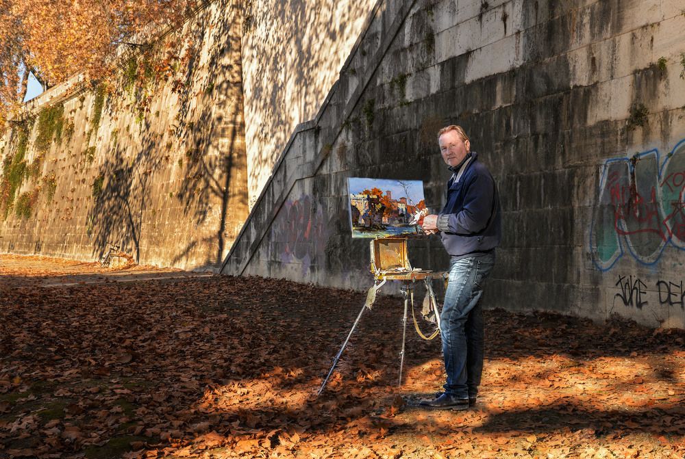 Тот, кто рисует осень..