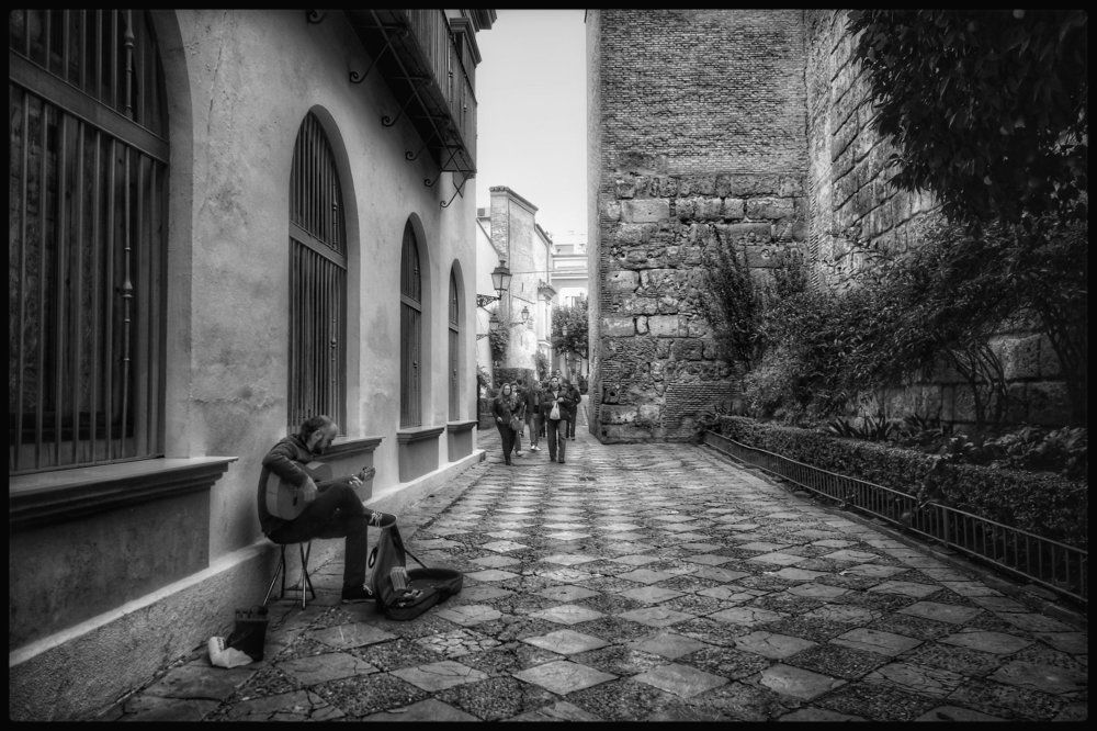 When he sings a street