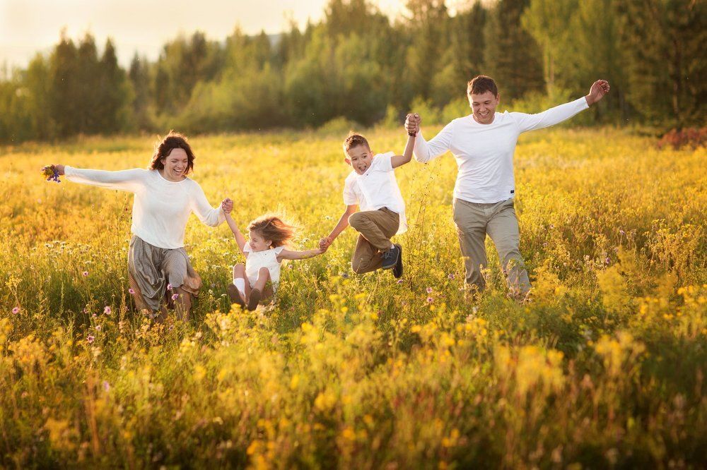 Дружное семейство