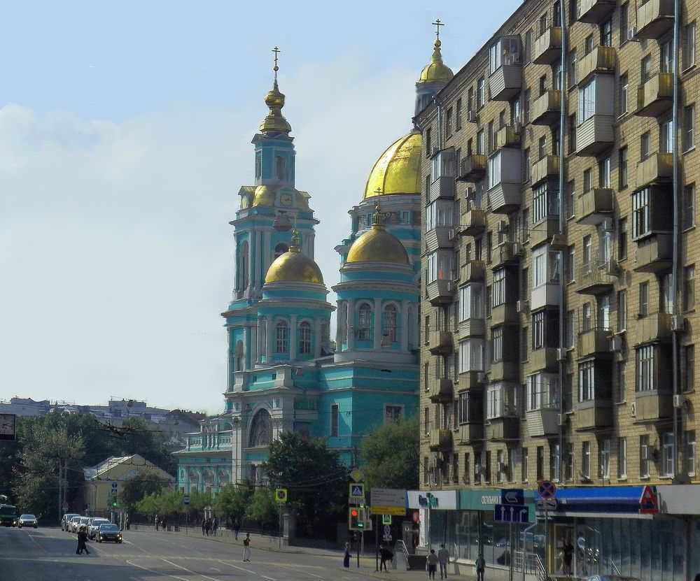 Спартаковская ул., Елоховский собор. Москва