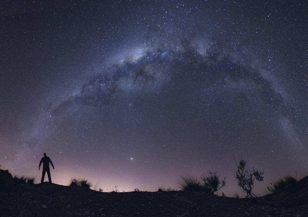 Via láctea en Mendoza