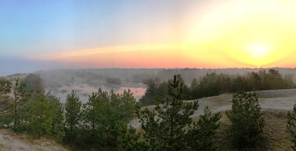 Рассвет в дюнах