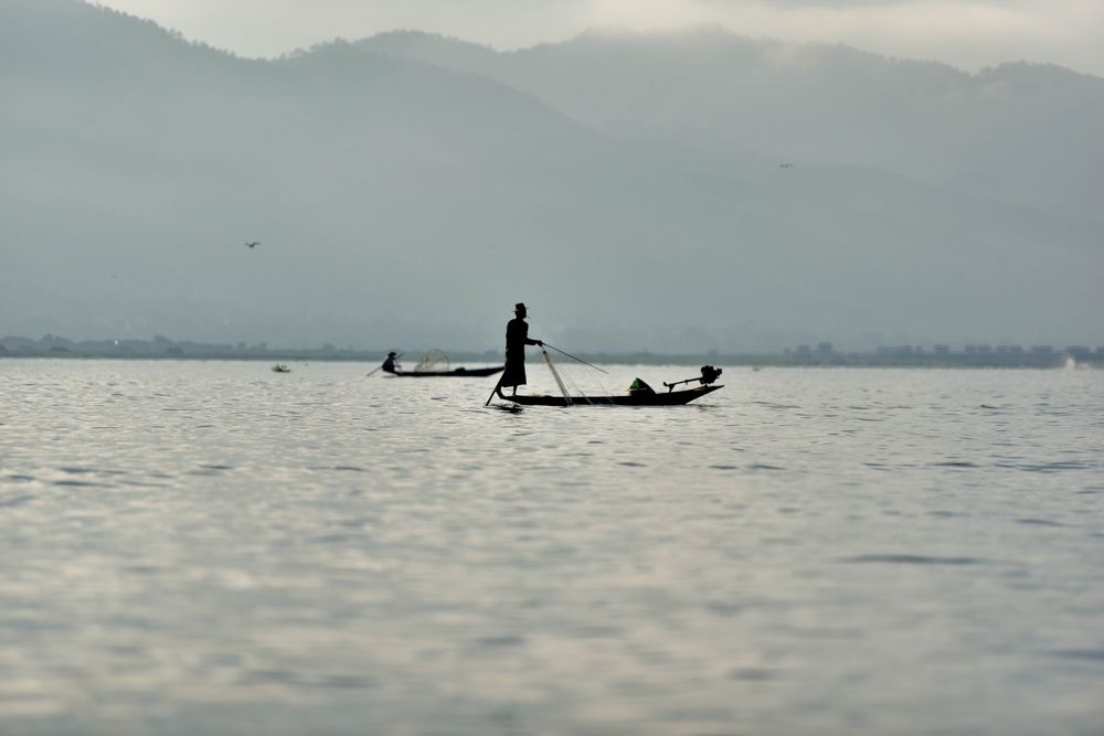 Fisherman at Inle lake