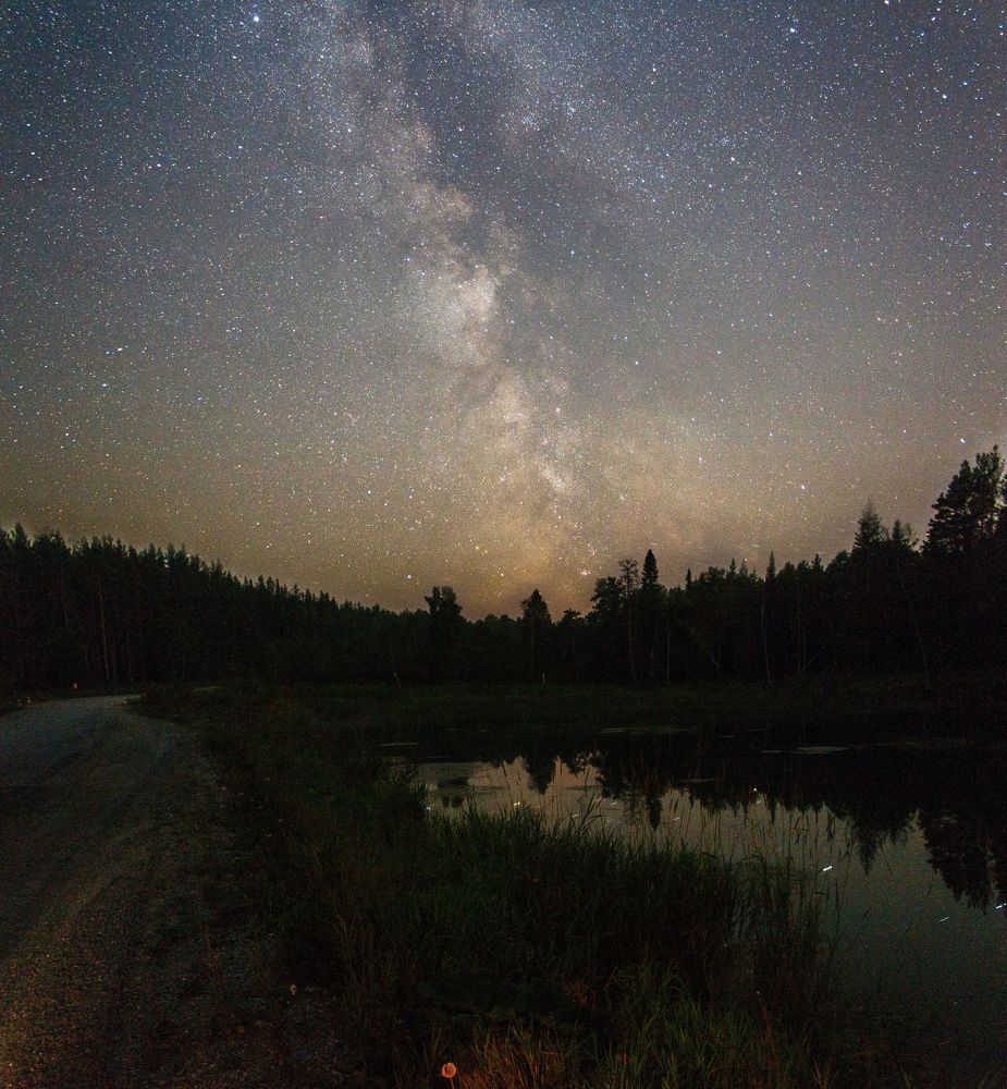 Млечный путь  и болото